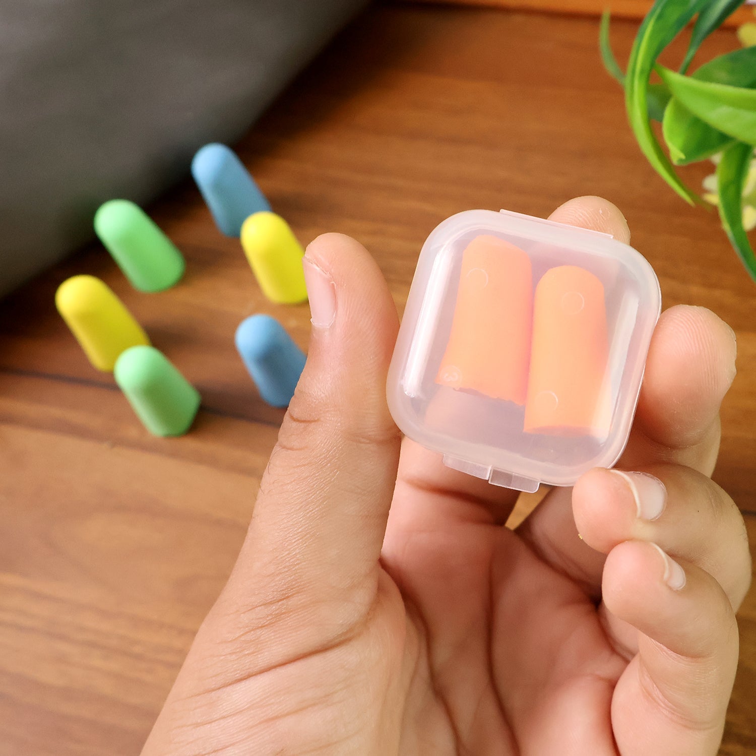 Soft Foam Noise-Cancelling Earplugs 4 pairs Soft Foam Noise-Cancelling Earplugs 4 pairs